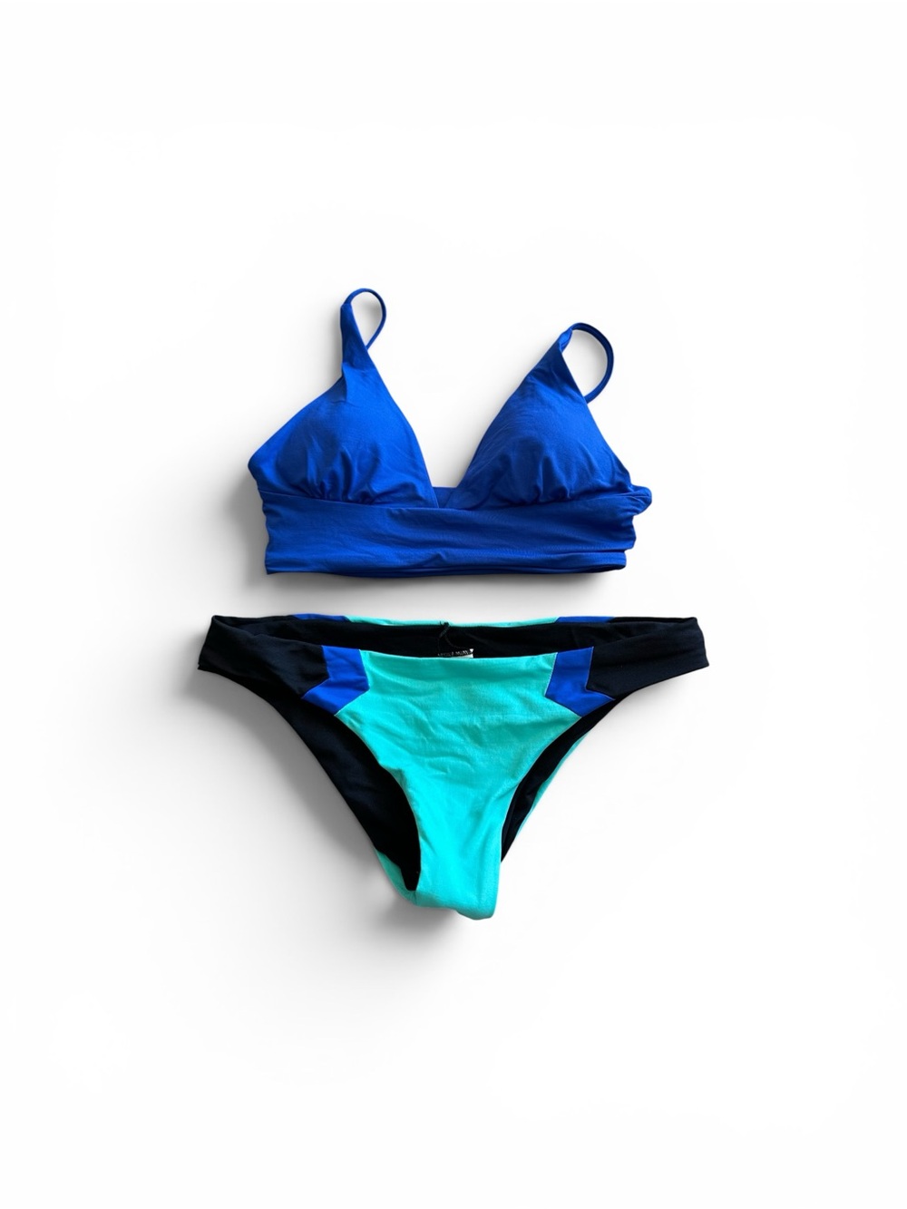 NWOT L*Space Olivia Mia bikini set royal blue